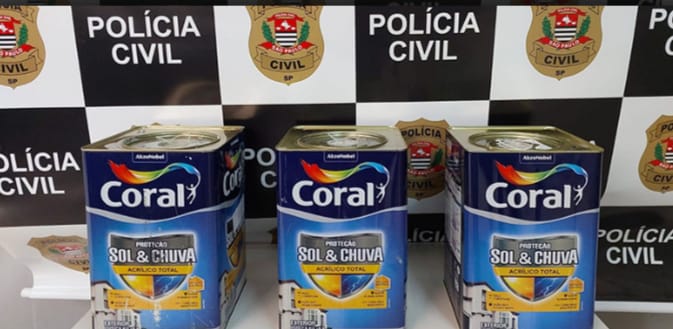 Polícia recupera 3 latas de tinta e 1 aparelho celular, furtados em Itupeva